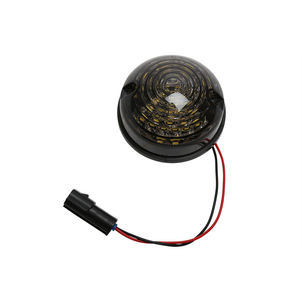 LED 73mm Smoked Lamp Upgrade Kit suitable for Defender &amp; Series vehicles - Smoke